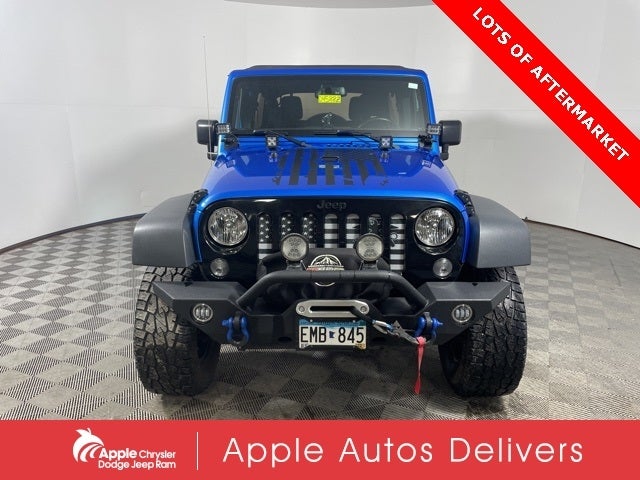 Used 2016 Jeep Wrangler Unlimited Willys Wheeler with VIN 1C4HJWDG0GL100750 for sale in Apple Valley, Minnesota